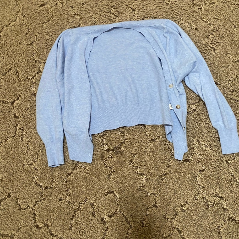 Blue cute cardigan!